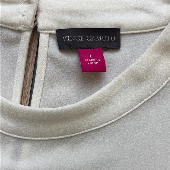 Vince Camuto Women’s Blouse Size L – Cream / Ivory - Picture 2 of 7